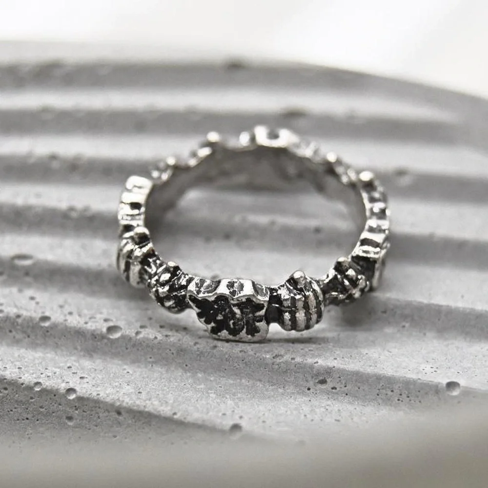 Silver Autumn Ring